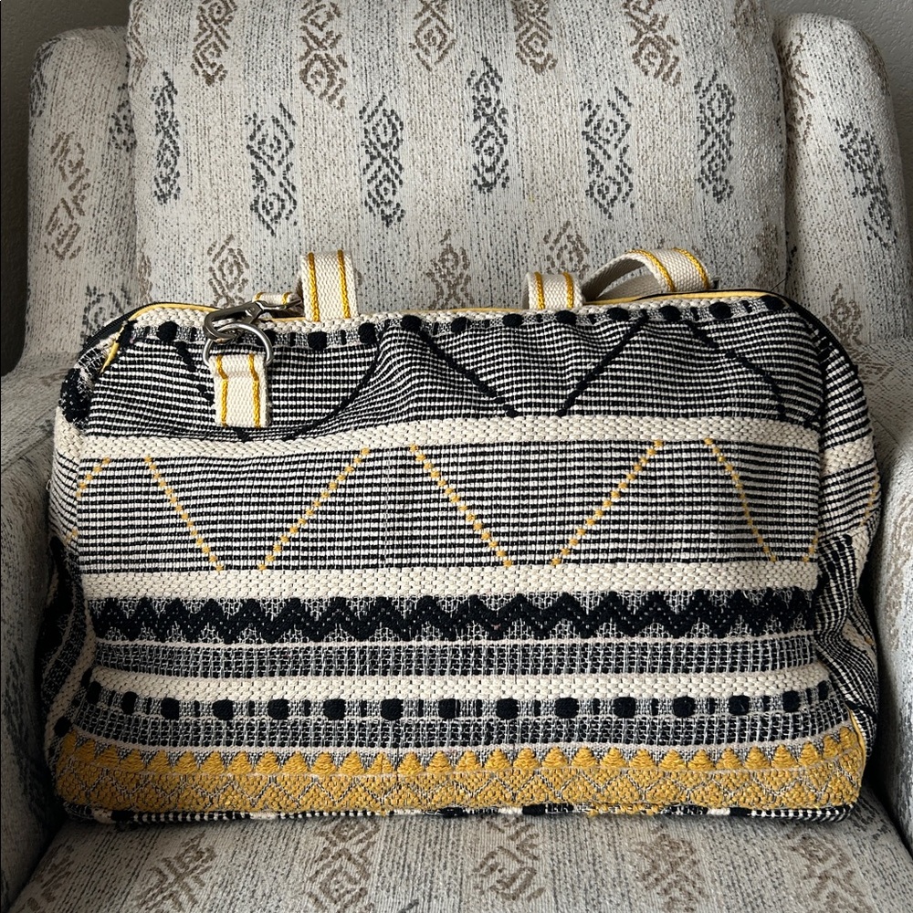 Stylish Black and Yellow Women's Tote Bag